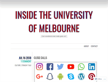 Tablet Screenshot of melbuniblog.com